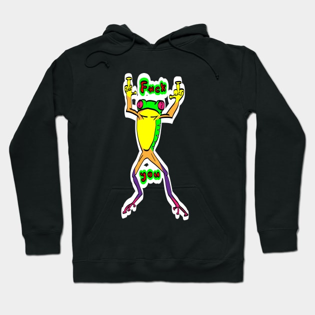 Emotional frog Hoodie by MadArtist123